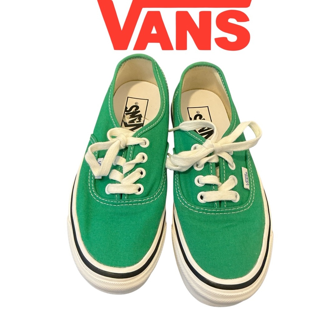 Vans Vibrant Green Canvas Shoes
